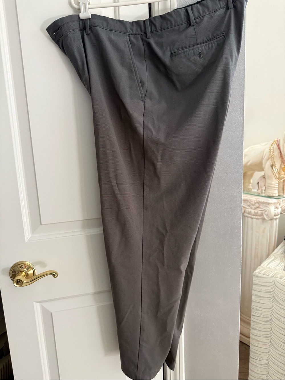 Vintage Men's Slate Gray Dress Pants